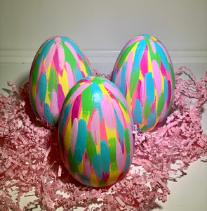 Hand Painted Pastel Easter Eggs