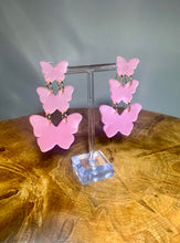 Triple Threat Butterfly Earrings