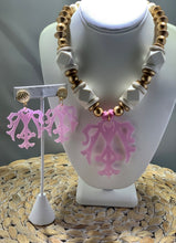 Pink Monogrammed Necklace